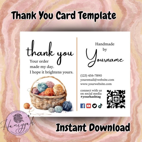 Thank You Card Template - Edition 5