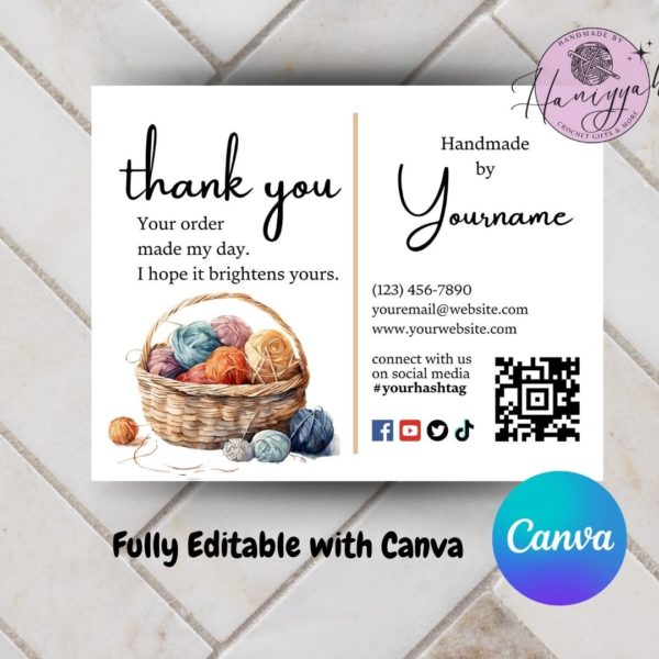 Thank You Card Template - Edition 5 - Image 3