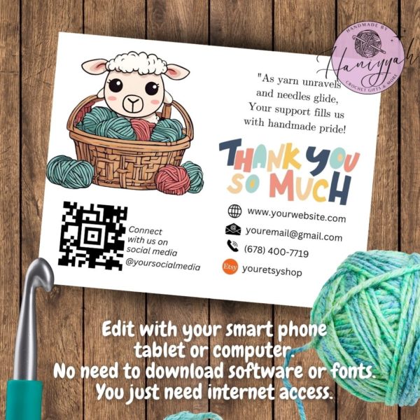 Thank You Card Template - Edition 9 - Image 6